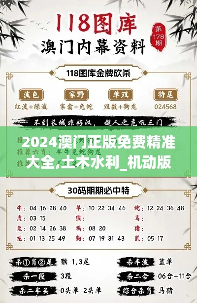 2024澳门正版免费精准大全,土木水利_机动版AFZ590.12