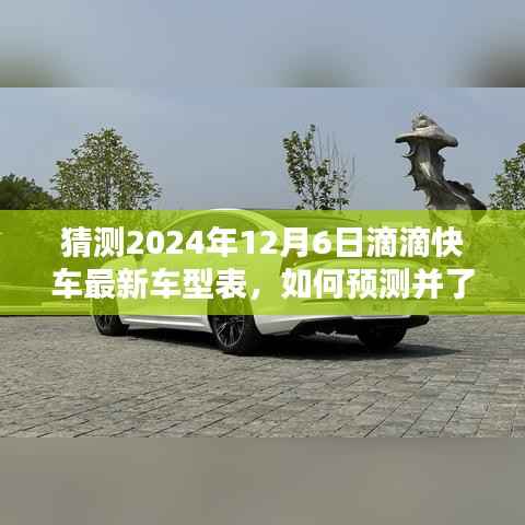 2024年滴滴快车最新车型预测指南,如何洞悉未来车型表