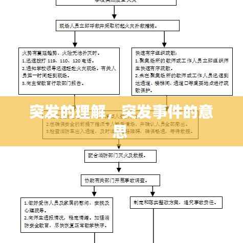 突发的理解，突发事件的意思 