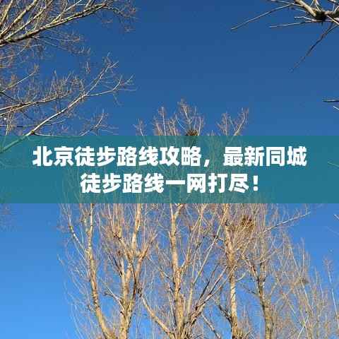 北京徒步路线攻略,最新同城徒步路线一网打尽!